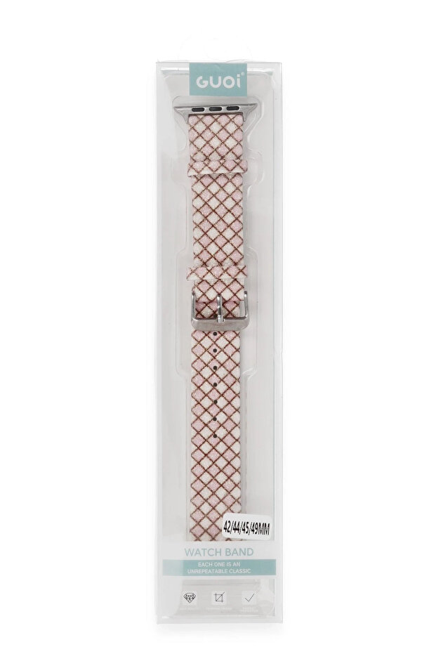 Newface Apple Watch 38mm Tile Motif Band - Pink