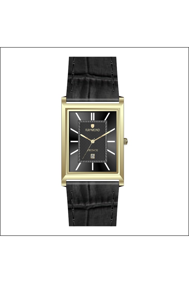-Rym 3559 New Season Men's Wristwatch- Classic Model Gold-Bk