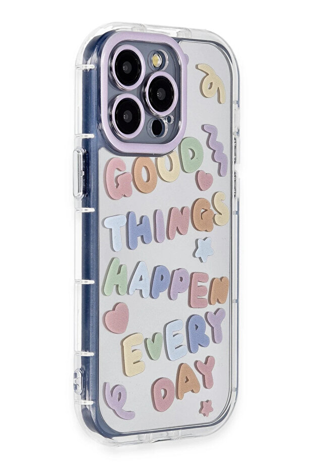 غطاء حماية لهاتف Newface Iphone 15 Pro Max بنمط عاكس - نمط 7 - 1