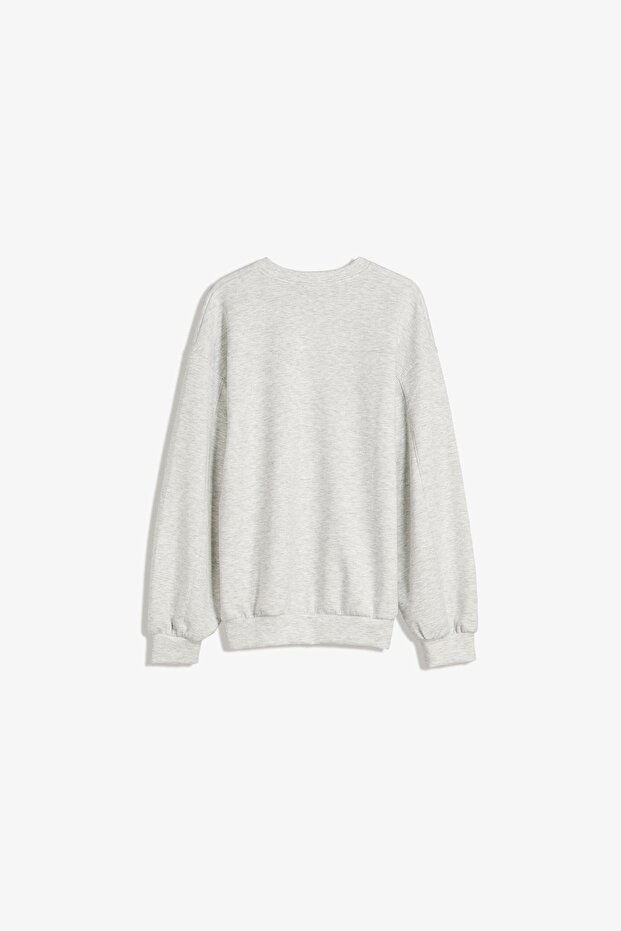Modal yumuşak oversize sweatshirt - 4