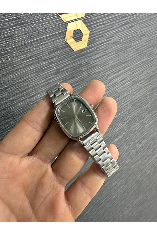 Çelik Kordon Takvimli Kadın Kol Saati - 3