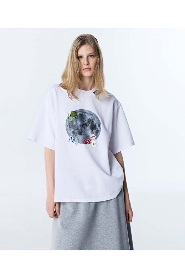 GÖRSEL BASKILI VE PATCH'Lİ TİŞÖRT - 1