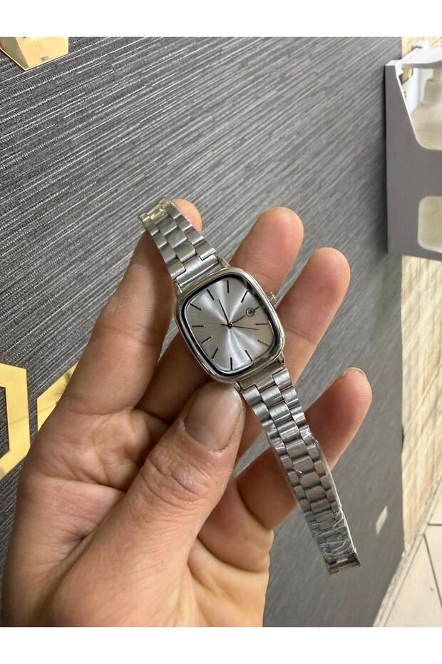 Çelik Kordon Takvimli Kadın Kol Saati - 2