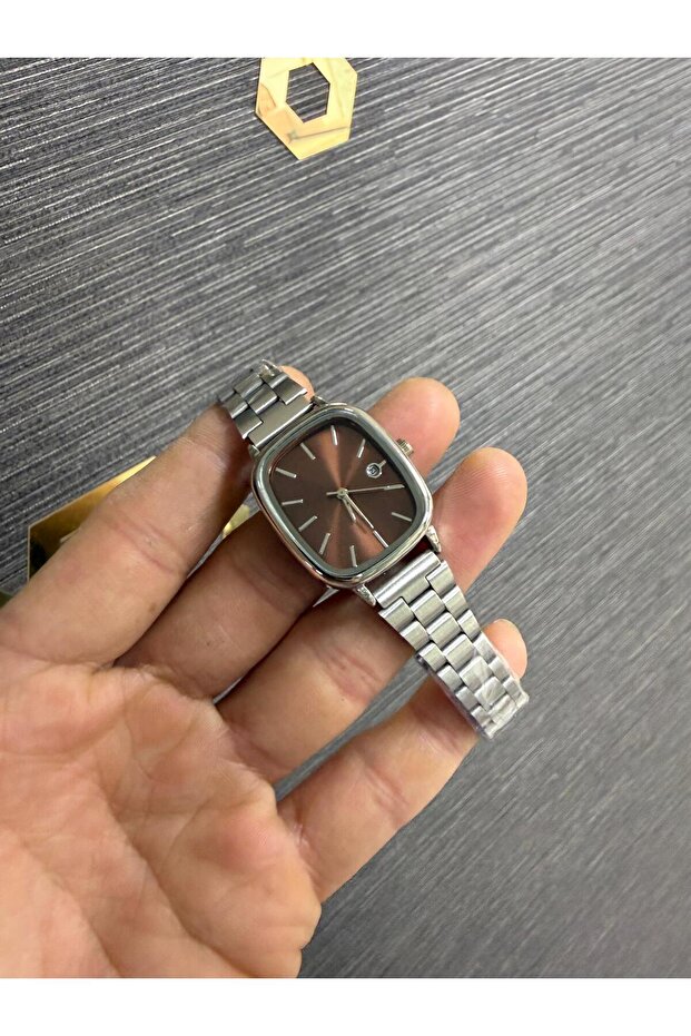 Çelik Kordon Takvimli Kadın Kol Saati - 2