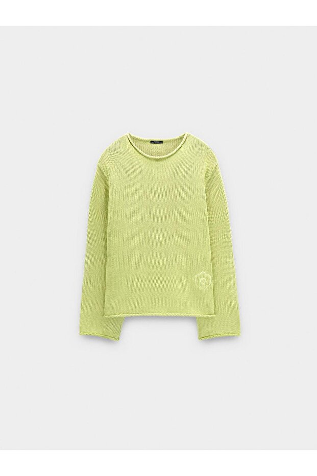 %100 Pamuklu Örme Kazak - 5