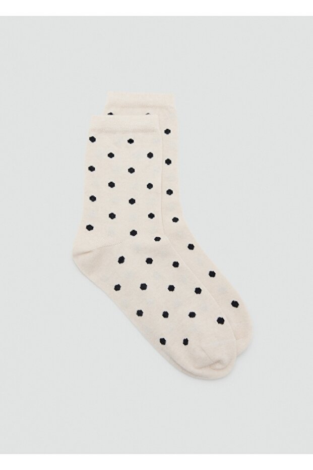 Puantiye desenli çoraplar - 2