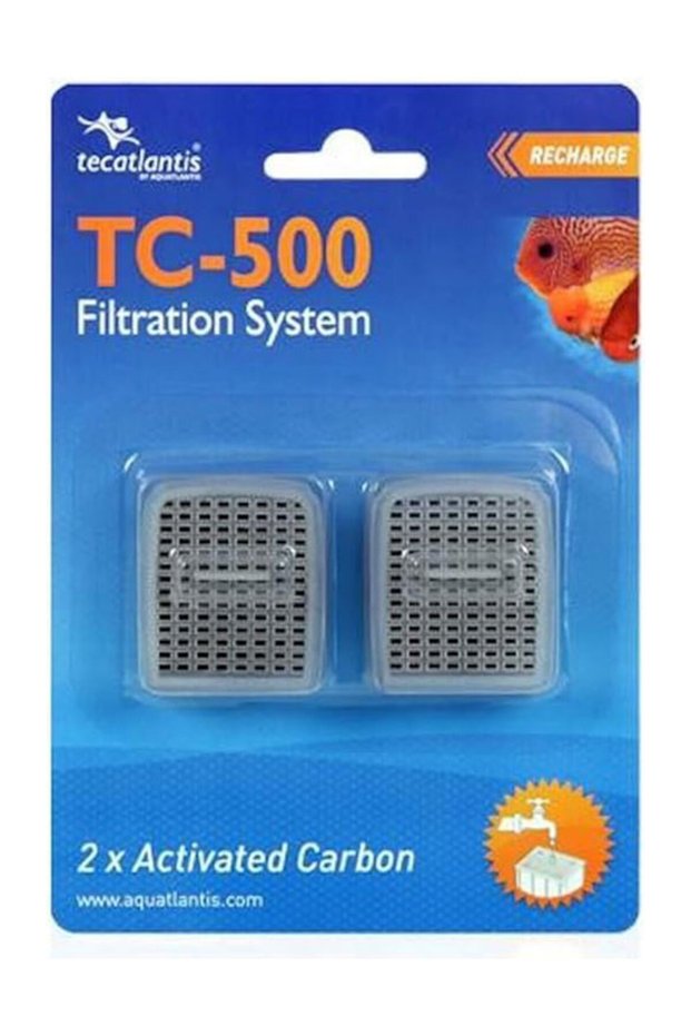 Replacement Carbon for Tortum Terrarium filter TC-500/2 pcs