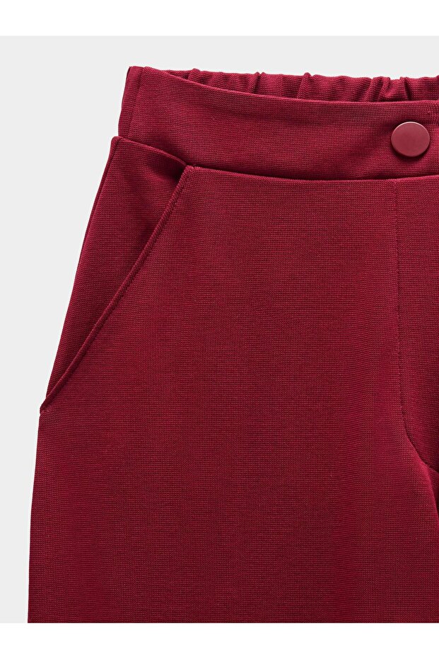 Cepli ve Elastik Bel Pantolon - 7