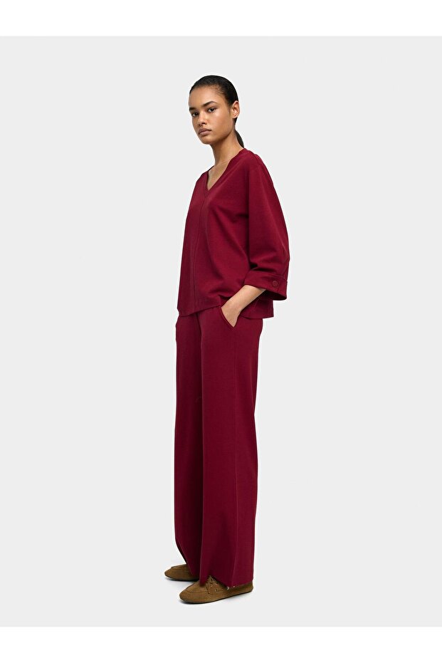 Cepli ve Elastik Bel Pantolon - 3