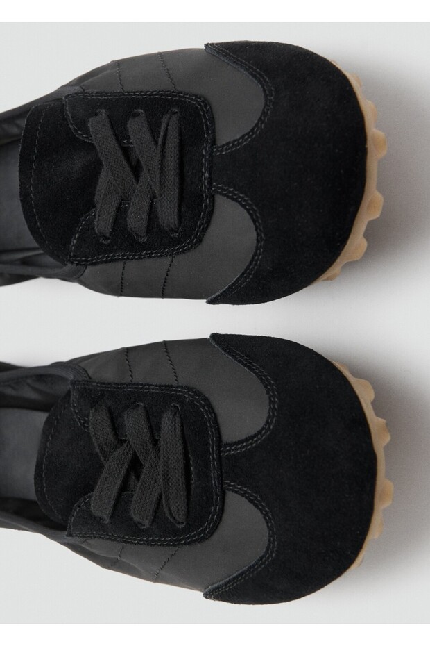 Süet detaylı sneakers - 4