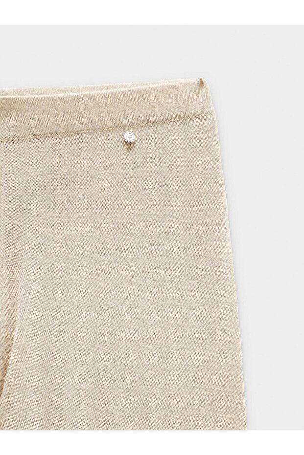 Yün Karışımlı Örme Pantolon - 6