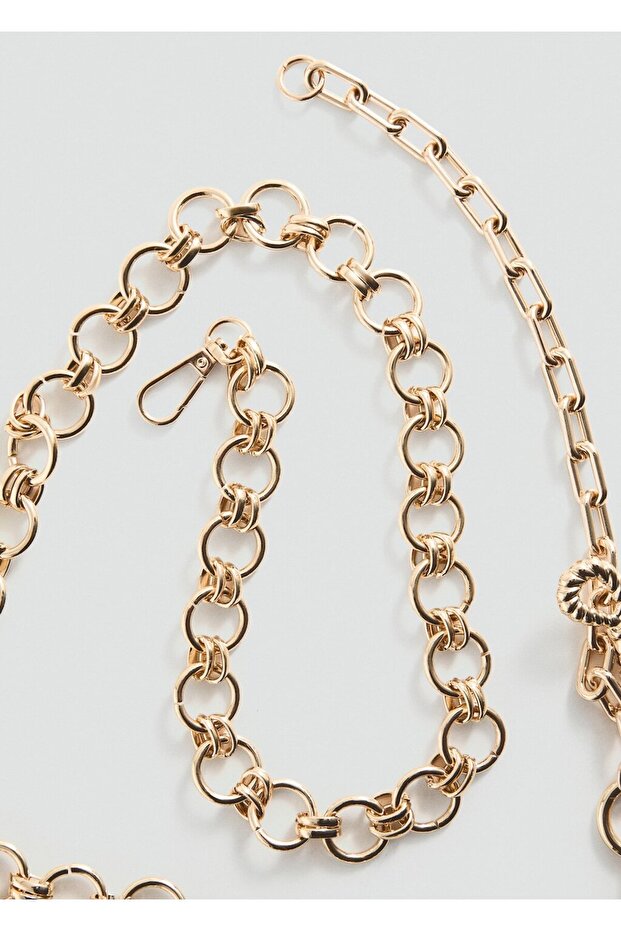 Uçlu zincir kolye - 3