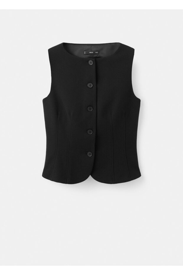 Düğmeli takım yelek - 3