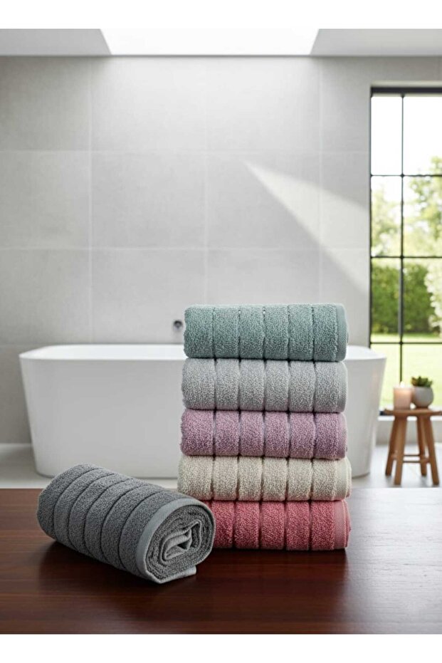 50X90 Hand Towel 6 Pieces Colorful Daily Gift Set