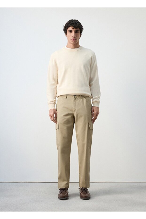 %100 pamuk kargo pantolon - 2