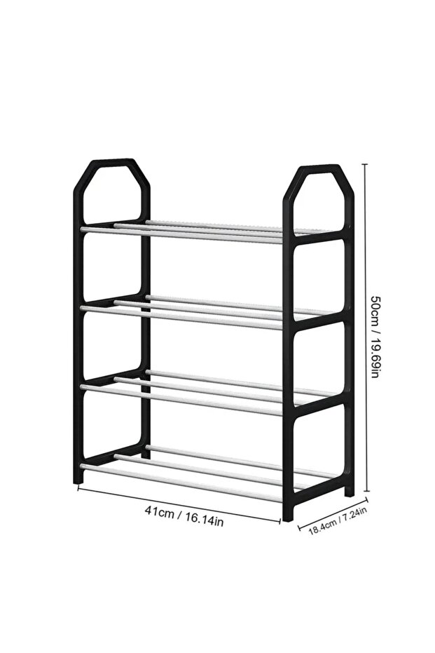 رف أحذية عملي بأربعة طبقات - 7