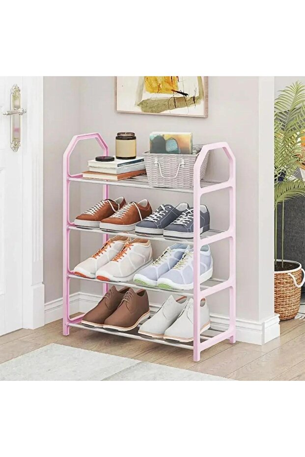 رف أحذية عملي بأربعة طبقات - 5