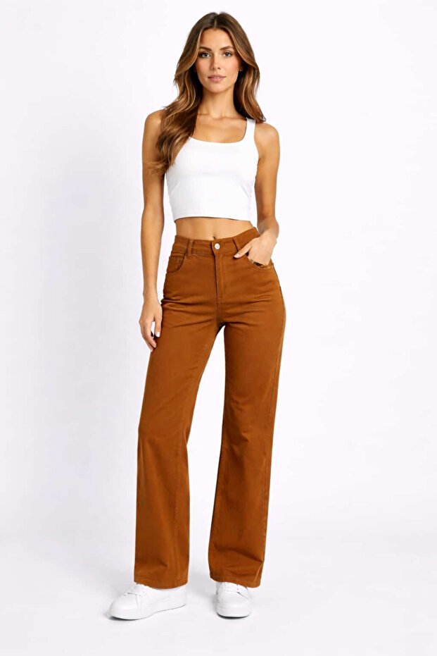 Trend İspanyol Paça Jean - 1