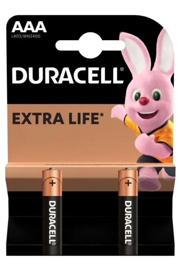 Alkaline batteries AAA R03 DURACELL BASIC 2pcs/blister
