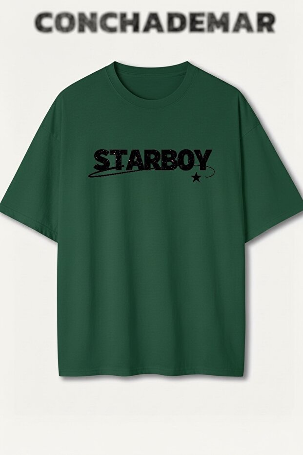 Starboy Printed Premium Oversize Cotton T-Shirt