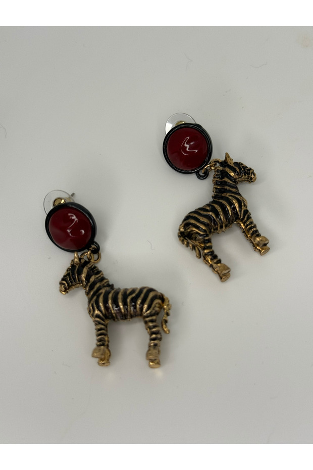 Zebra Earrings