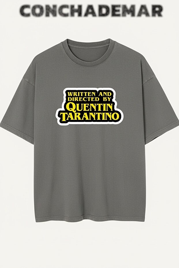 Quentin Tarantino Printed Premium Oversize Cotton T-Shirt