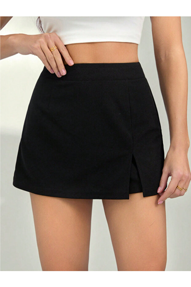 Slit Skirt Shorts Skirt