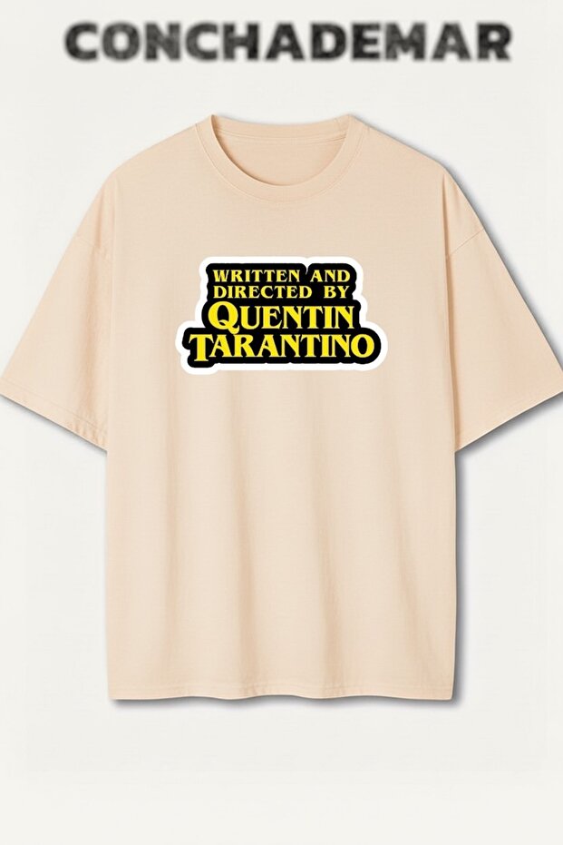 Quentin Tarantino Printed Premium Oversize Cotton T-Shirt