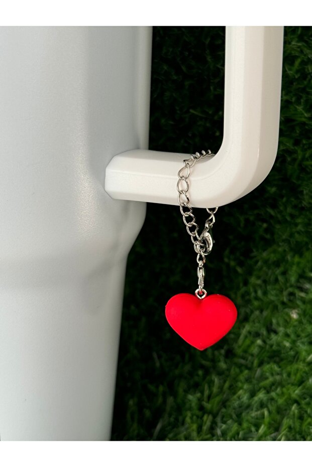 Heart Thermos Chain Thermos Ornament/Heart Thermos Charm/Figure Bag Charm