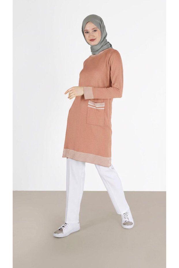 POCKET DETAILED KNIT TUNIC 42104