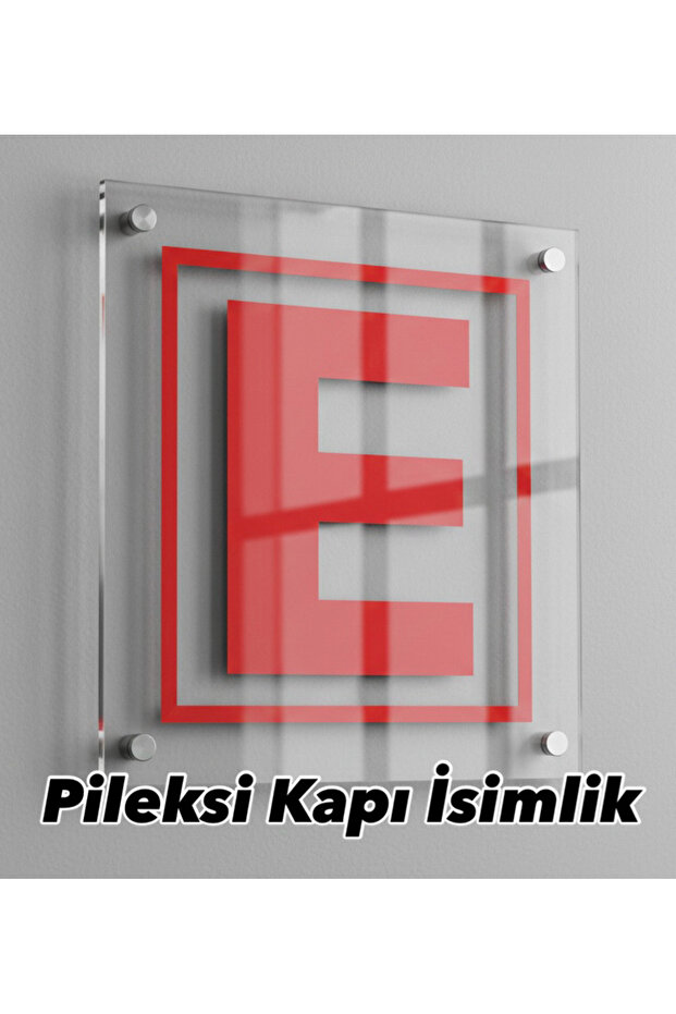 ECZANE KAPI PLEKSİ TABELA 40x40 CM - 1