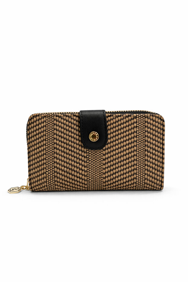Silver Polo Women's Wallet Nut-Black 882
