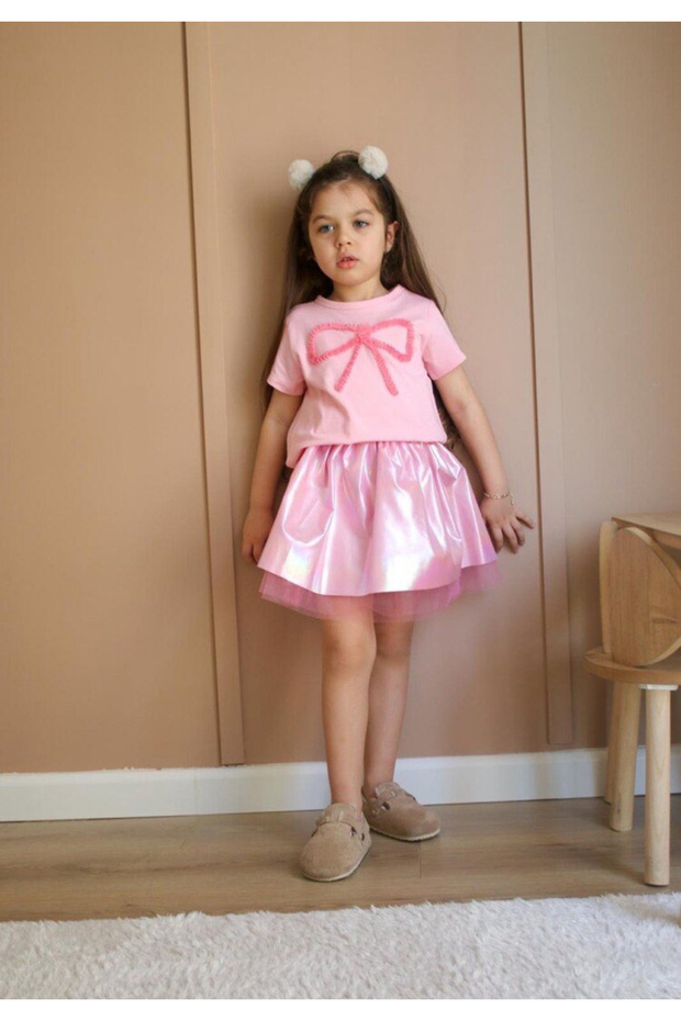 Hologram Skirt Set