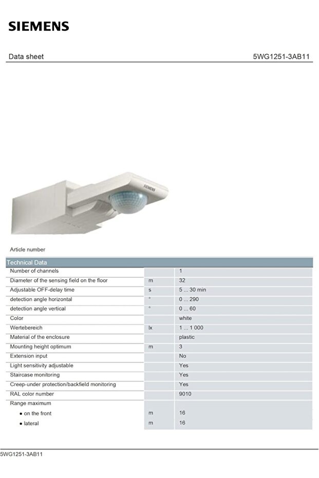 كاشف حركة IP55 - 2