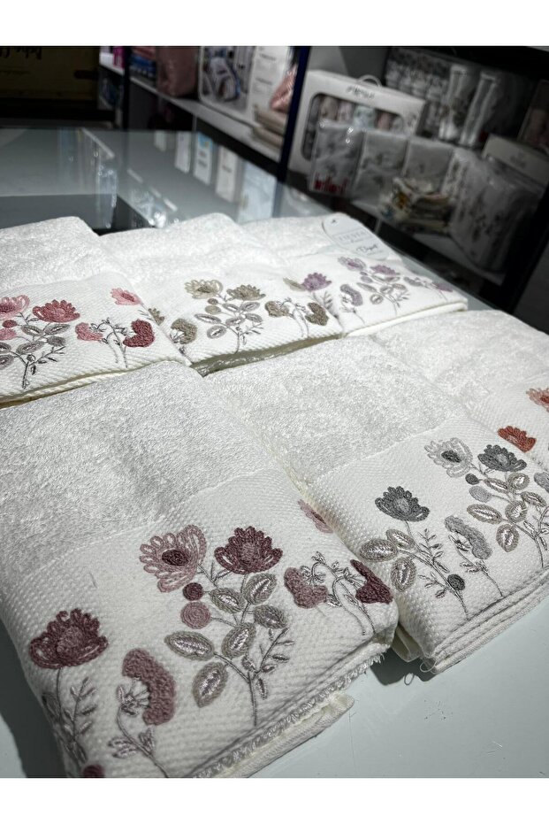 Elegant Bamboo Towel 6 Pieces 50 X 90 Towels