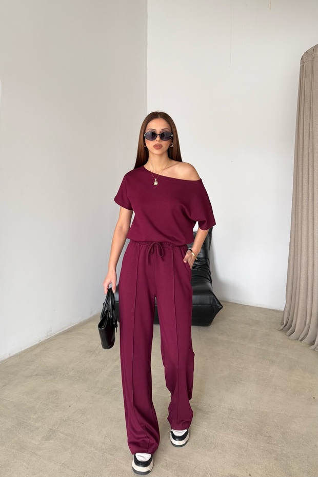 Kayık Yaka Modal Basic Takım - 1