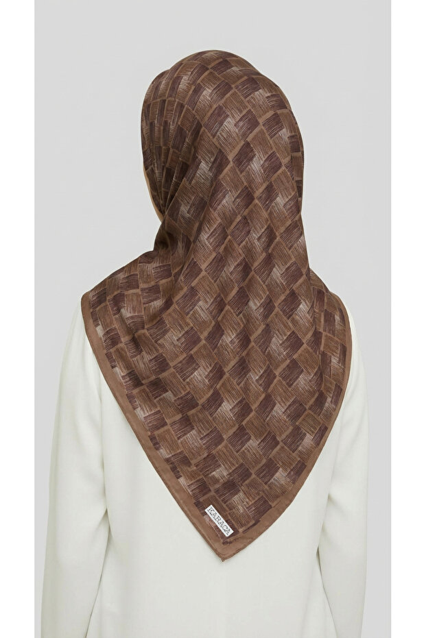 Mozaic Pattern Rayon Scarf - 6