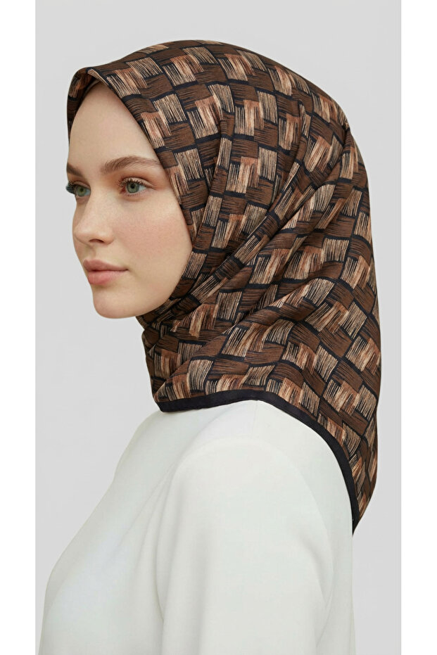 وشاح من الرايون بنمط الفسيفساء - 8