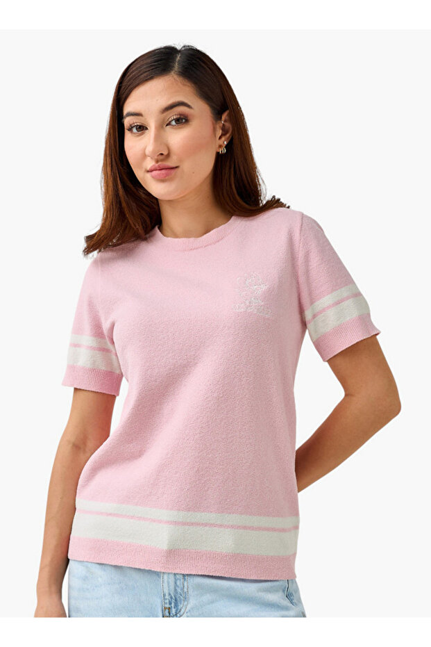 T-shirt with Tom and Jerry Embroidery