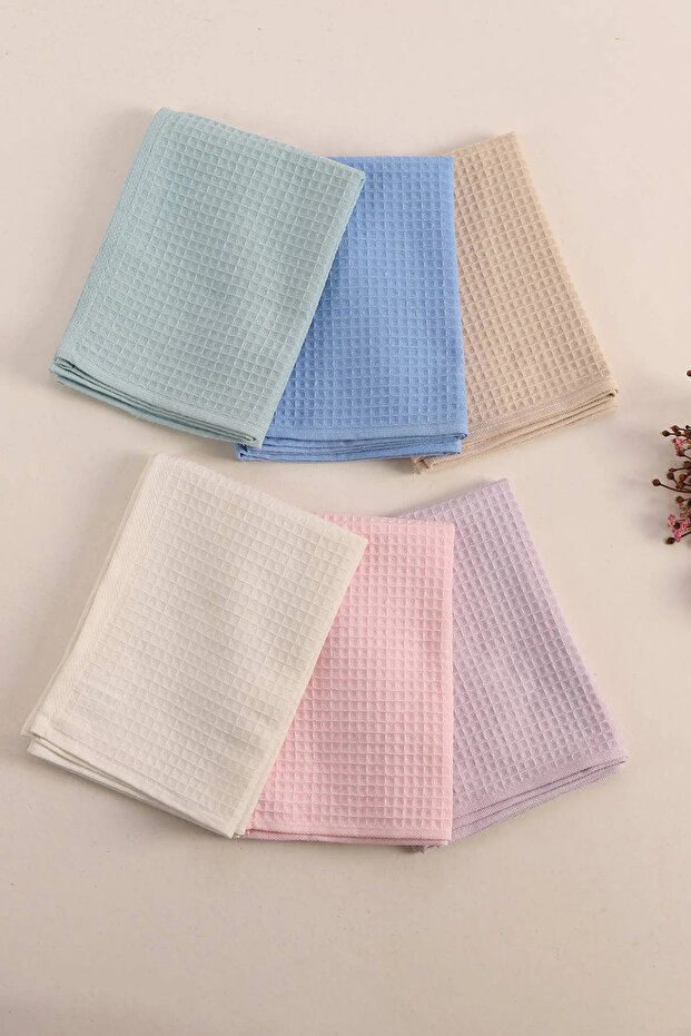 50X70 cm Drying Cloth | 6 Pieces | High Absorbency | Durable and Multi-Purpose Use
