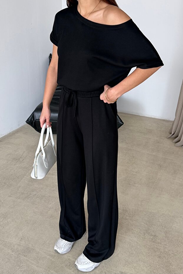 Kayık Yaka Modal Basic Takım - 3