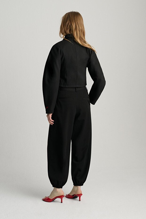 Kalp detaylı tailored fit ceket - 5