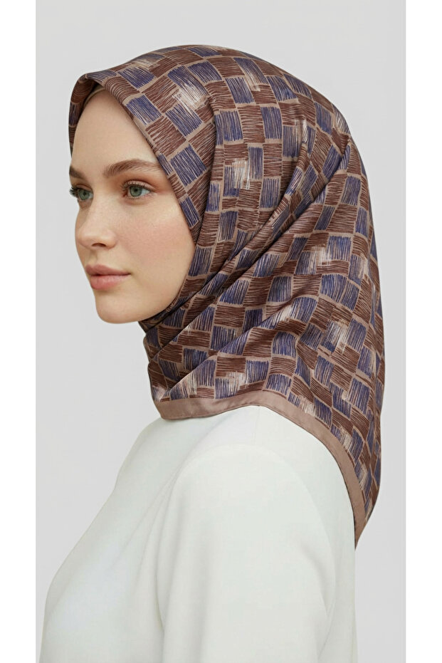 وشاح من الرايون بنمط الفسيفساء - 8