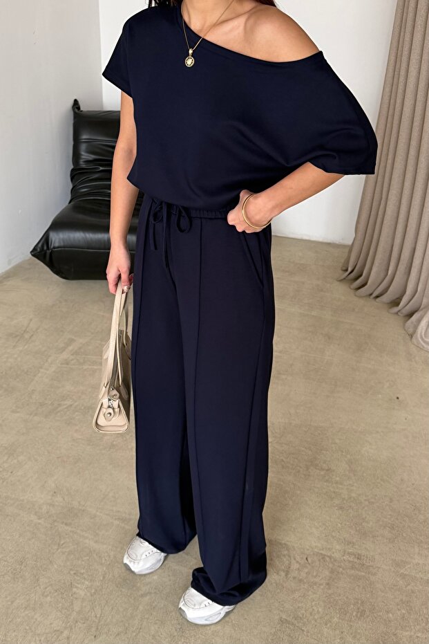 Kayık Yaka Modal Basic Takım - 5