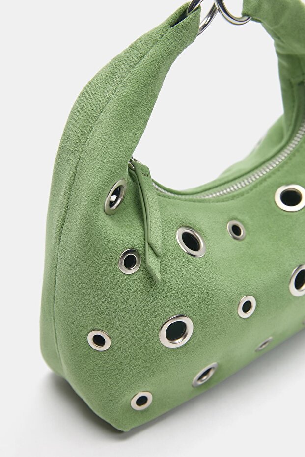 Zımba detaylı el çantası - 4