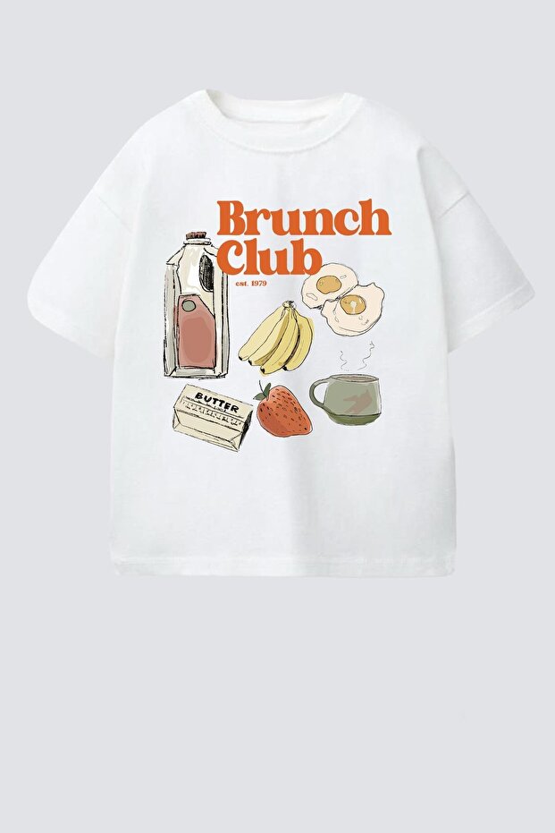 Unisex Kids Printed Cotton Crew Neck T-Shirt