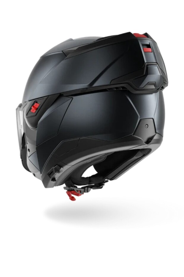 Oxo Dark Shadow Mat Çene Açılır Kask B16 - 3