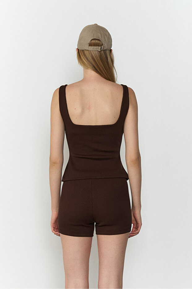 Önü Düğmeli Bluz - 4