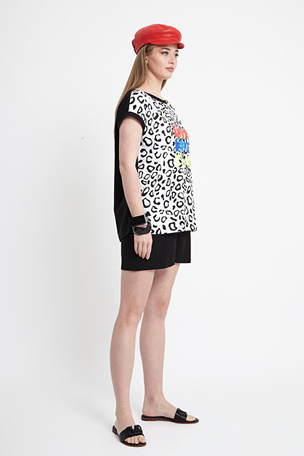 Leopard Pattern T-Shirt - 2