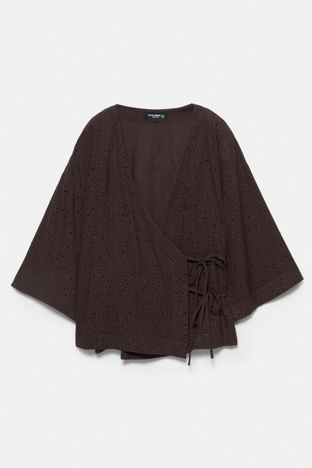 Parlak taşlı kimono - 3